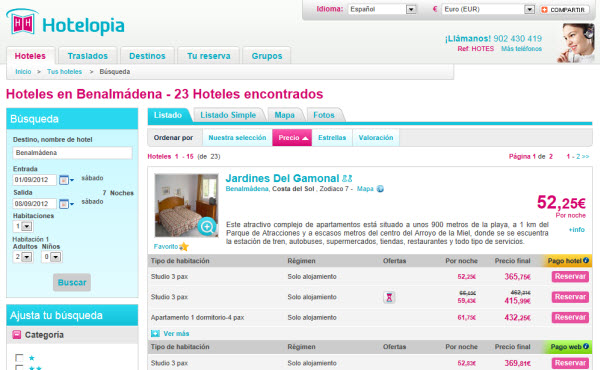 Hotelopia y hoteles lowcost