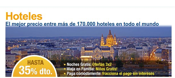 Miles de hoteles a precios rebajados en Muchoviaje