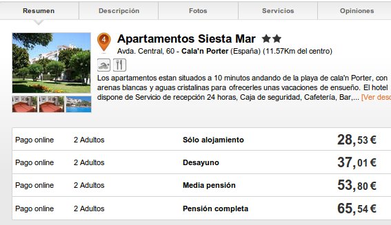 Encuentra los mejores apartamentos en Menorca con Destinia