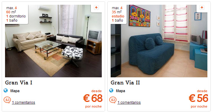 apartamentos turisticos baratos en Madrid