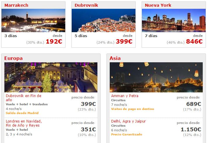 ofertas viajes fin de año europa