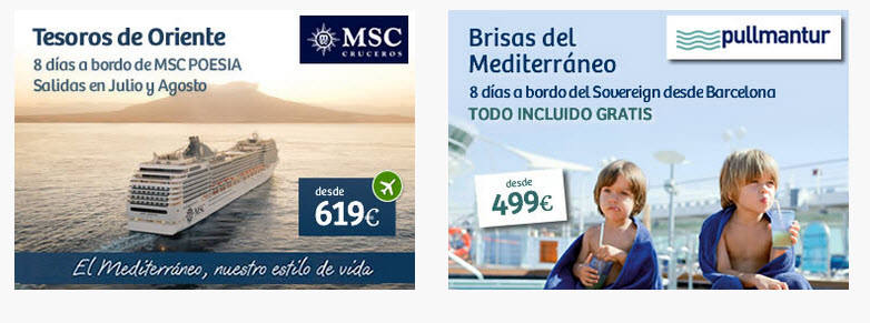 ofertas cruceros mediterraneo