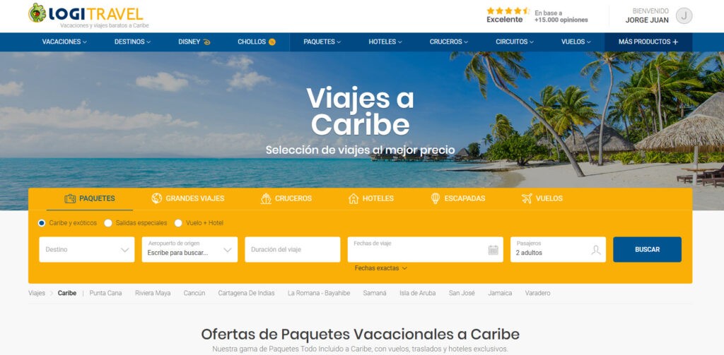 ofertas viajes baratos Caribe