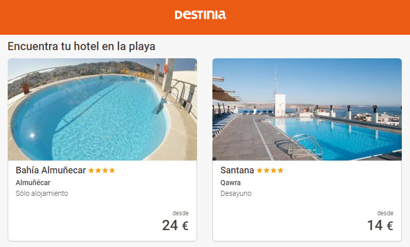 Ofertas hoteles de playa Semana Santa