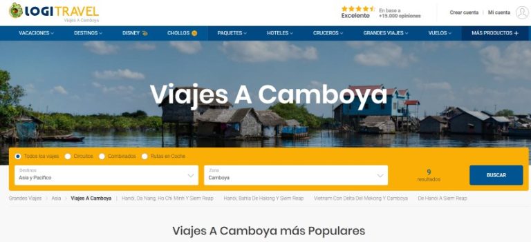 ofertas de viajes Camboya Enero