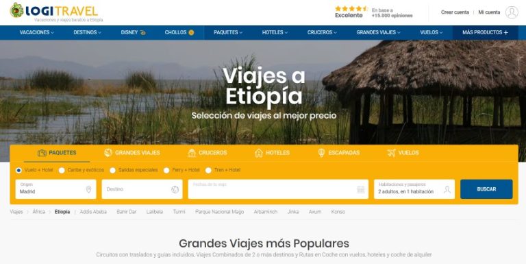 ofertas de viajes Etiopía Abril
