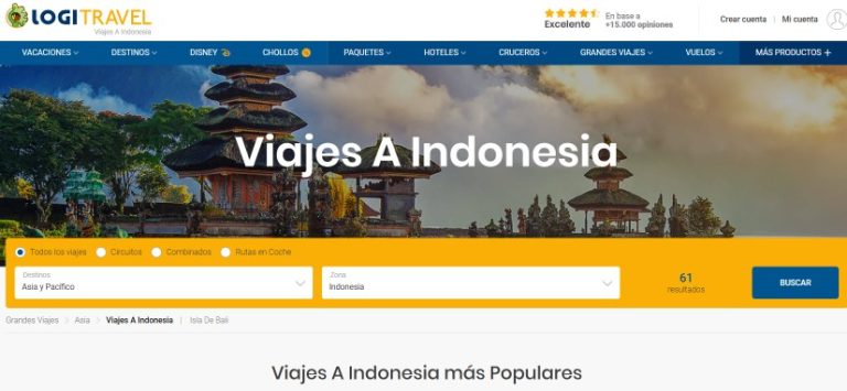 ofertas de viajes Indonesia Septiembre