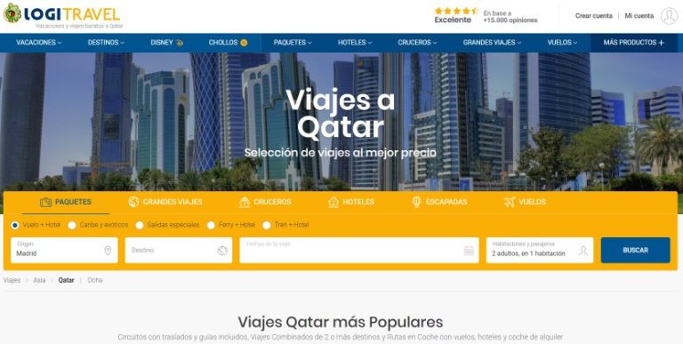 ofertas de viajes Qatar Abril