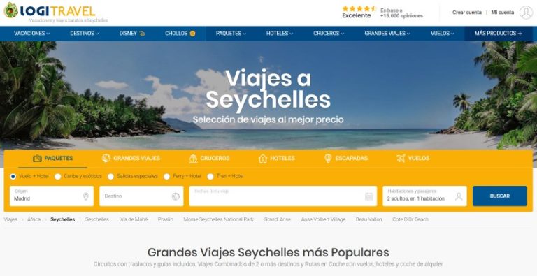 ofertas de viajes Seychelles Febrero