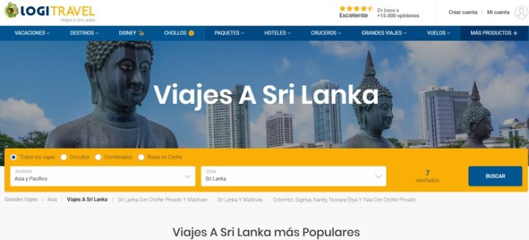 ofertas de viajes Sri Lanka Noviembre