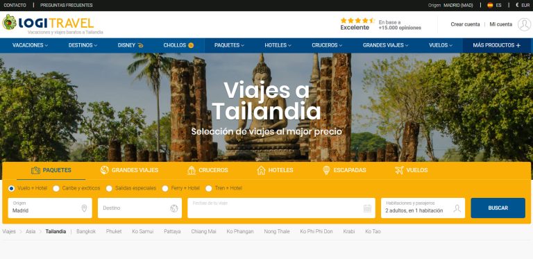 ofertas de viajes Tailandia Junio