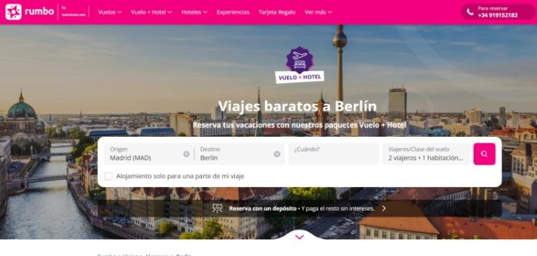 ofertas de viajes Puente de la Inmaculada Berlín