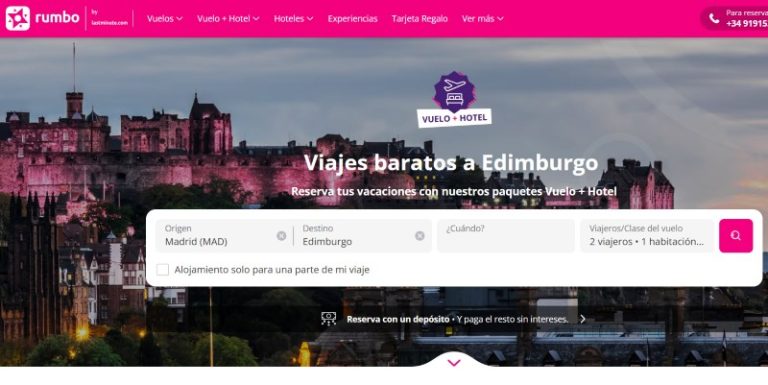 ofertas de viajes Puente de la Inmaculada Edimburgo
