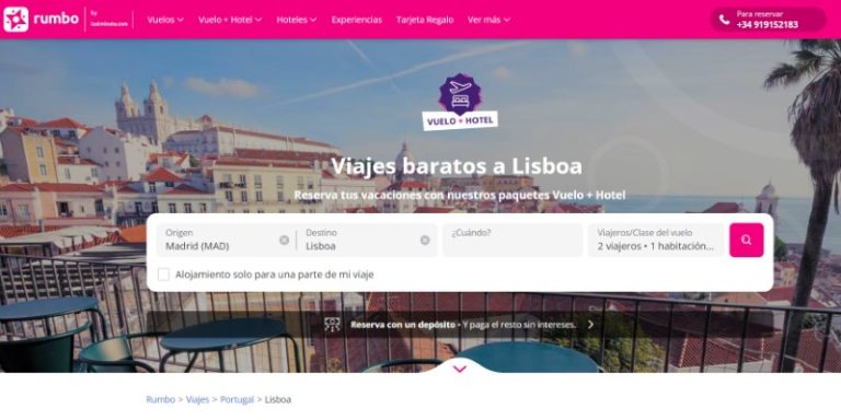 ofertas de viajes Puente de Diciembre Lisboa