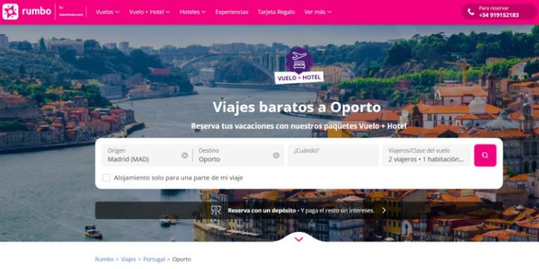 ofertas de viajes Puente de Noviembre Oporto