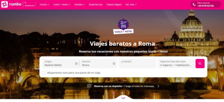 ofertas de viajes Puente de la Almudena Roma