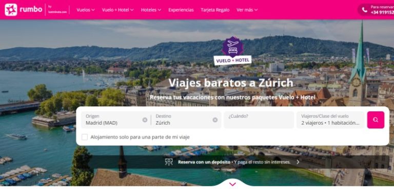 ofertas de viajes Puente de Noviembre Zúrich