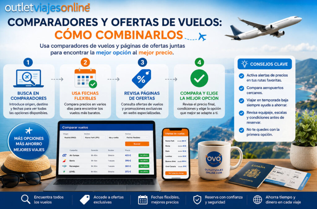 como combinar comparadores de vuelos