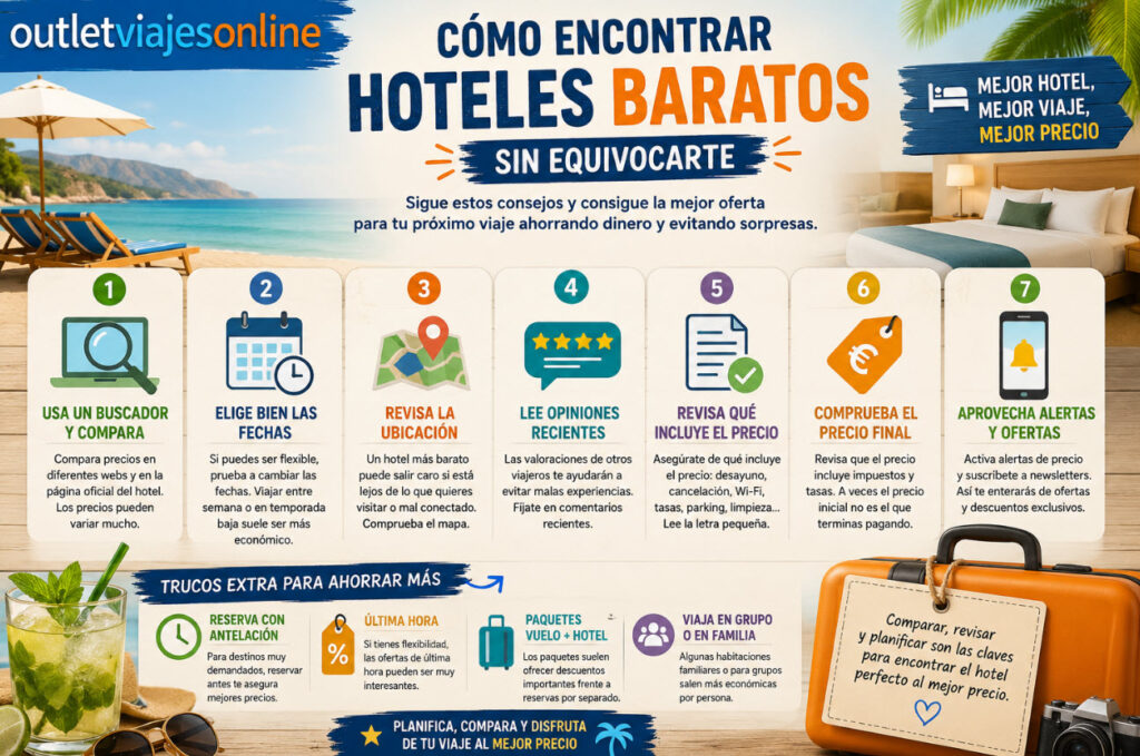 cómo encontrar hoteles baratos