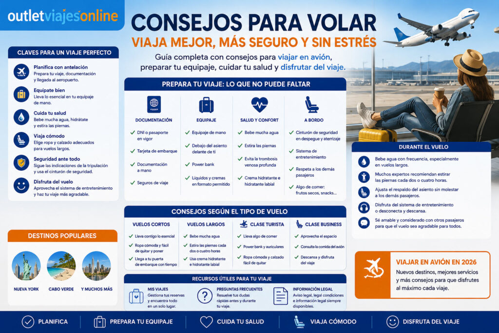 consejos para volar