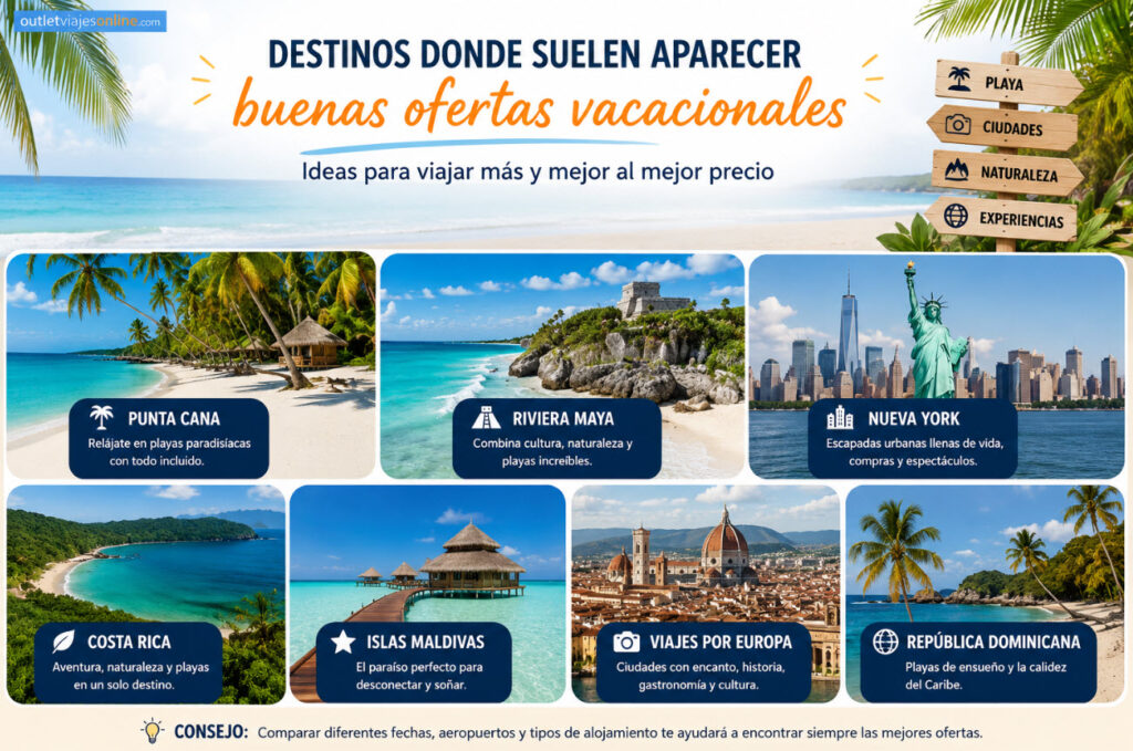 destinos ofertas vacacionales
