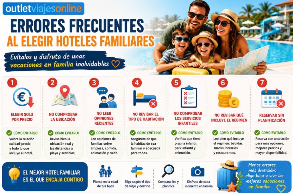 errores al elegir hoteles familiares