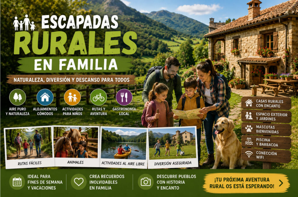 escapadas rurales en familia