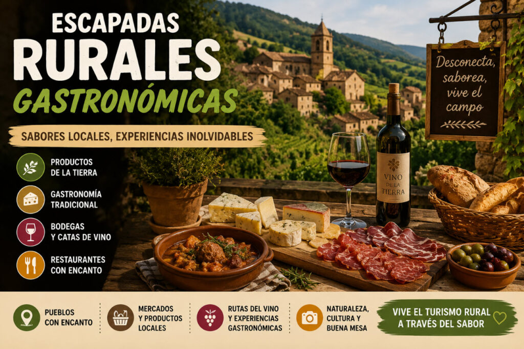 escapadas rurales gastronómicas
