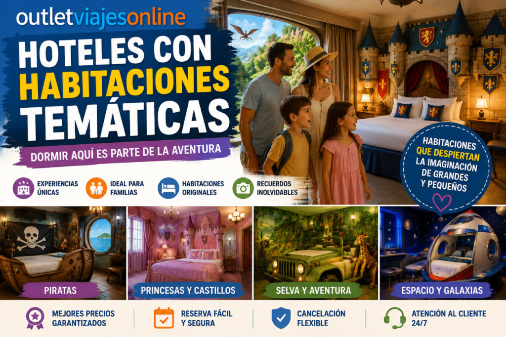 hoteles con habitaciones temáticas