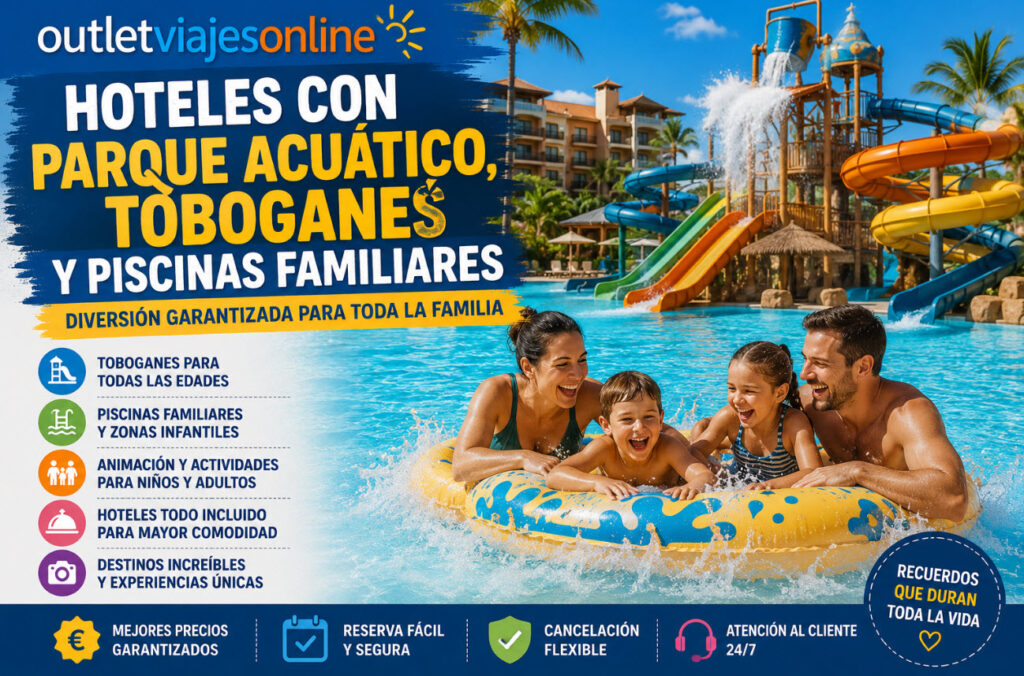hoteles con parque acuático