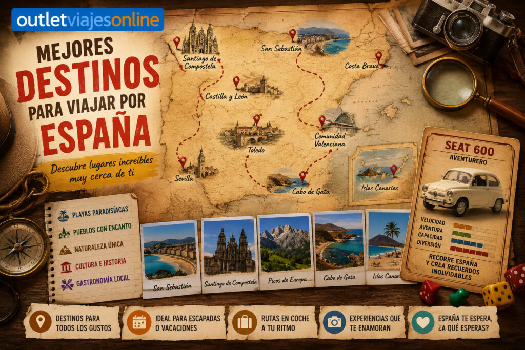 mejores destinos para viajar por España