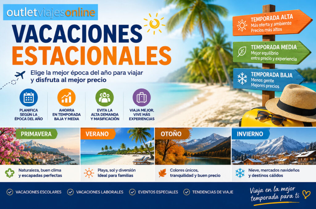 vacaciones estacionales