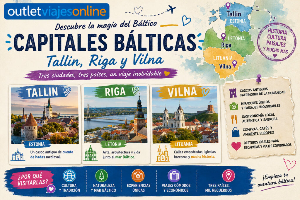 viajar por Capitales Bálticas