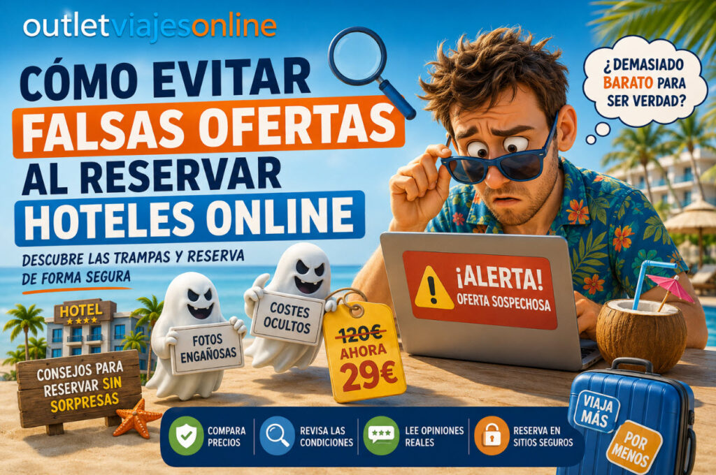 Cómo evitar falsas ofertas al reservar hoteles online