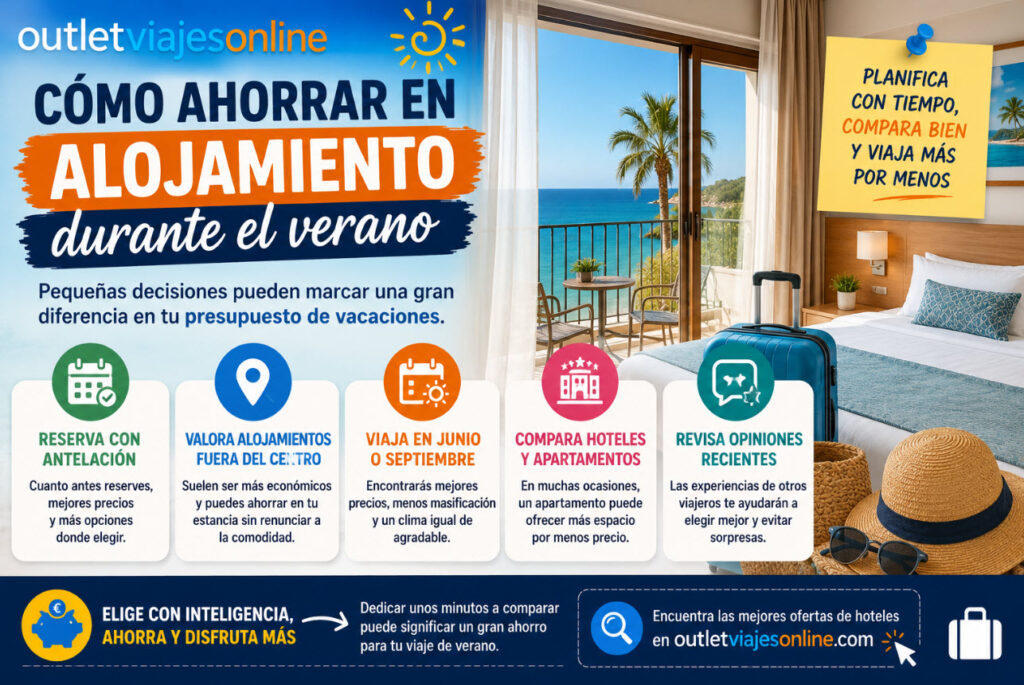 Cómo ahorrar en alojamiento durante el verano